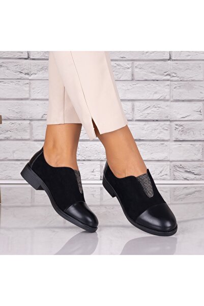 Botinelli Women's casual shoes Black ecological leather Daviria, 39