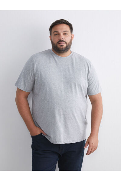 LC Waikiki New Season Crew Neck Combed Cotton Men's T-Shirt