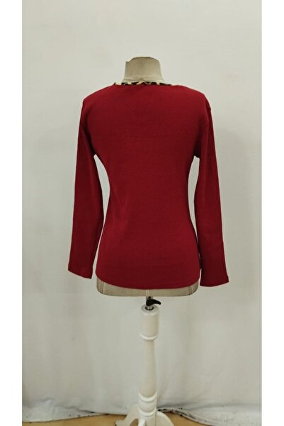 JANES Γυναικεία μπλούζα με μακρύ μανίκι με λαιμόκοψη σε σχήμα V