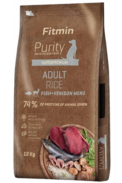 Other Hrană uscată pentru câini FITMIN DOG PURITY ADULT RICE cu carne de căprioară și pește 12 kg