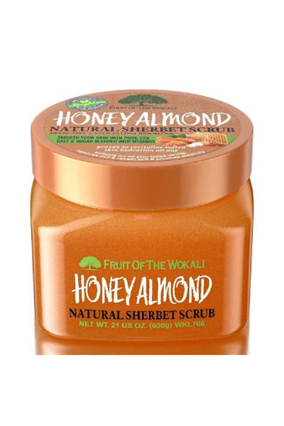 wokali وكالي مقشر 600 جرام بالعسل واللوز العضوي