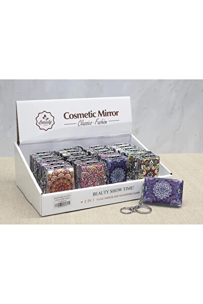 Epilons سلسلة مفاتيح بمرآة يد مرصعة بالأحجار Alk3770 Azrlya-KR-RS34