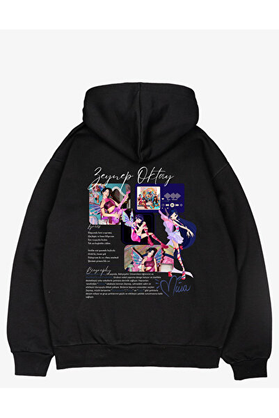 Manifest Winx Kombineli | 3 İplik | Şardonlu | Oversize | Hoodie | Pamuklu | Kapüşonlu |