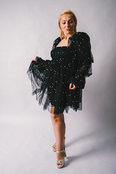 ASOS Rochie cu perle negre