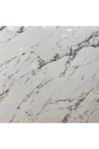 Marsilyan ايه جي ™   ورق لاصق منقوش بالرخام الأبيض مقاس كبير 5 أمتار