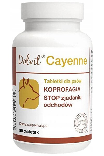 Other Dolvit Cayenne STOP EATING FELLS pentru câini Coprofagie 90 de comprimate.