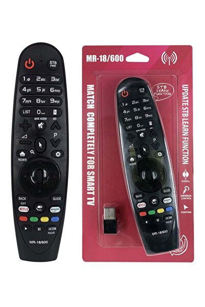 Generic TV Remote Control for LG Magic - Black