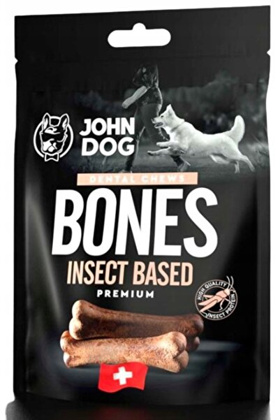 Other Recompensă pentru câini cu oase, ros dentar, gust moale pe bază de insecte John Dog 120g