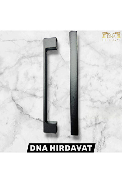DNA HIRDAVAT Siyah Mat Kale Dolap Kulp 128mm (Zamak)