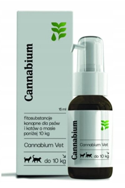 Other Cannabium Vet Fitosubstanțe CBD din cânepă pentru câini și pisici de până la 10 kg 15 ml
