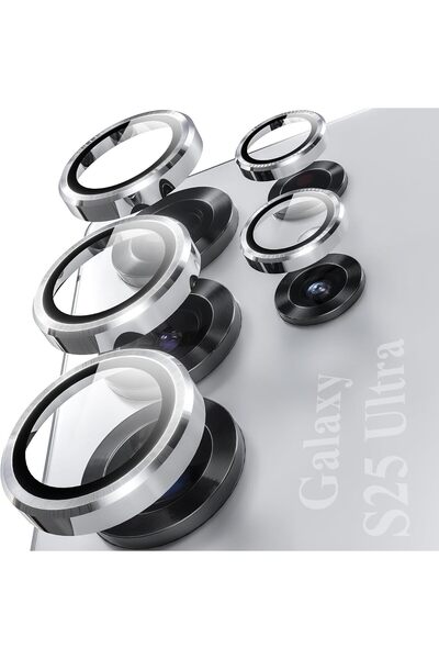 Kipgsm Samsung Galaxy S25 Ultra Uyumlu Reflective Safir Lens Koruyucu Parlama...