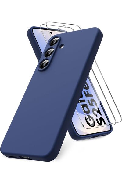 Rivor Samsung Galaxy S25 FE Uyumlu Kılıf Kılıf İpeksi Yumuşak Dokulu Renkli S...