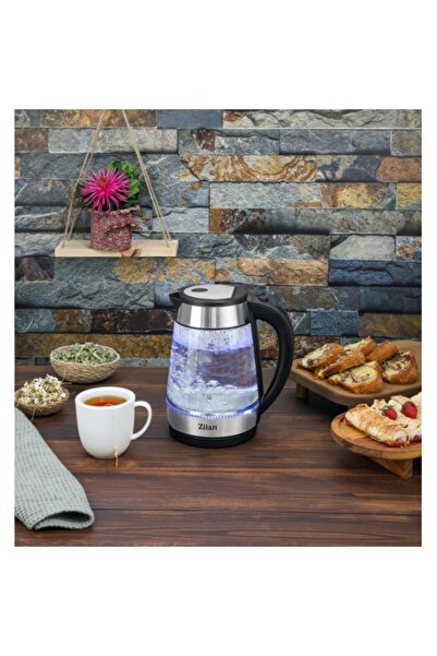 Zilan Kettle ZLN-3963, 2200W, 1.7L, LED Lighting, Glass