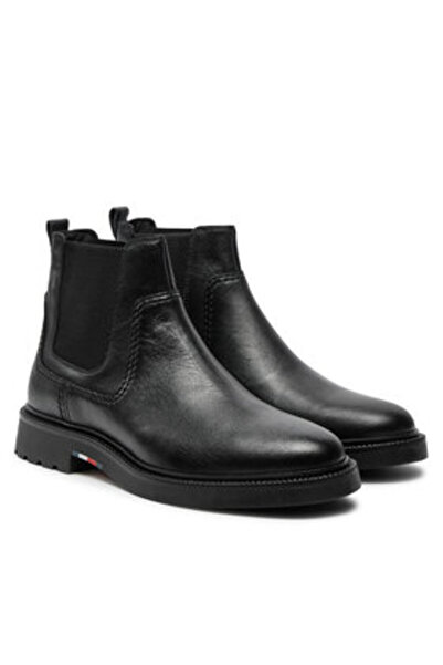 Tommy Hilfiger Ανδρικές Μπότες Chelsea FM0FM05184 Μαύρες