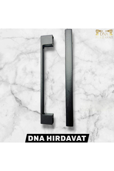 DNA HIRDAVAT Siyah Mat Kale Dolap Kulp 160mm (Zamak)