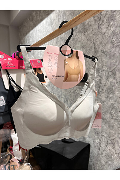 BUTİK1AVM Seamless Wire-Free Invisible Bra Removable Cup Adjustable Strap Non-Marking Laser Cut