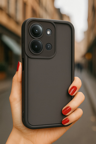 Hatreds Xiaomi Redmi 15C Kılıf Köşe Ve Kenar Korumalı Siyah Soft Silikon Kapak