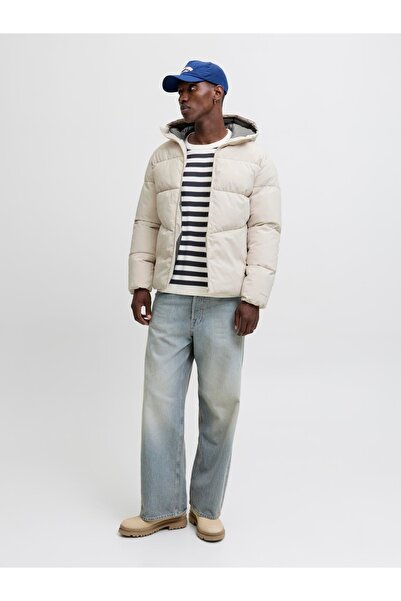 Jack & Jones Jjglobal Puffer Jacket Erkek Mont 12283517 Moonbeam