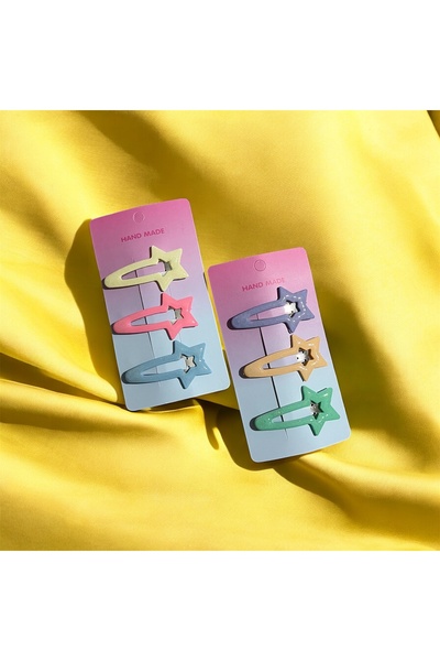 Store 6 Pieces Star Snap Fastener Buckle