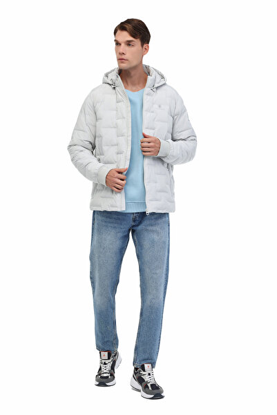 lumberjack ML AMOTT COAT 5PR Gri Erkek Mont