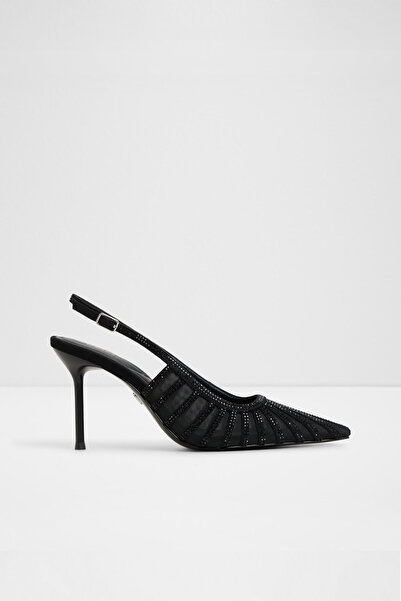 Aldo ELUSE - Kadın Siyah Stiletto Topuklu Tokalı Arkası Açık Ayakkabı