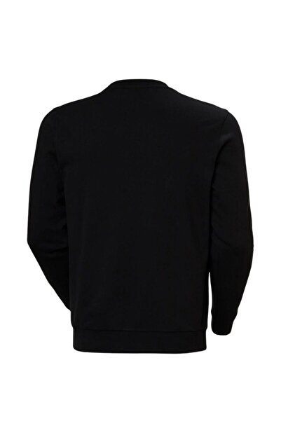 Helly Hansen Ανδρικό φούτερ με λογότυπο Hh Crew Μαύρο φούτερ Hha.54583-hha.990