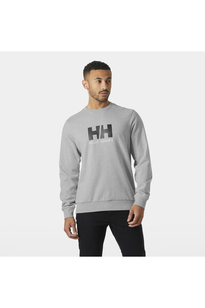 Helly Hansen Hanorac Hh Logo Crew pentru bărbați, gri, Hha.54583-hha.949