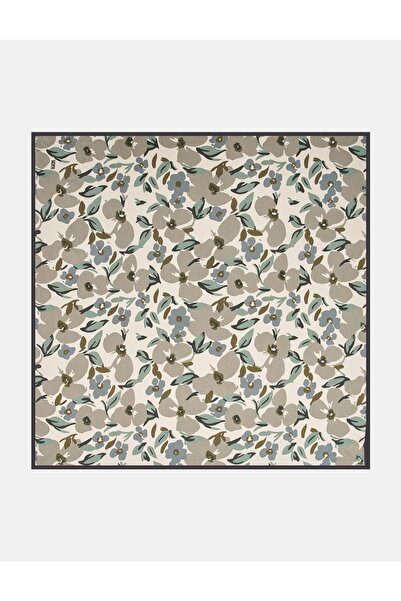 KYR Φουλάρι βισκόζης με σχέδιο λουλουδιών Πράσινο