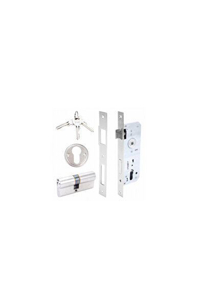 Kale Kilit Kale 152R Cylinderic Circle Lock-Satin-35 mm