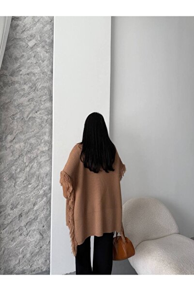 GİYSİ DÜNYASI 57 TRICOT FABRIC PONCHO