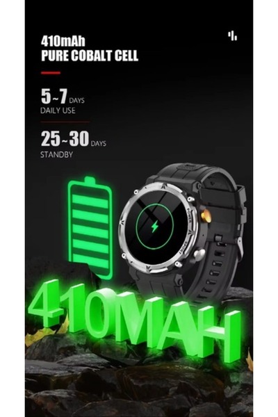 EKDANT C 21 Pro smart watch, 1.39 inch display, silicone strap, for men