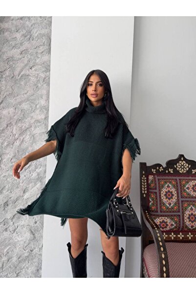 GİYSİ DÜNYASI 57 TRICOT FABRIC PONCHO