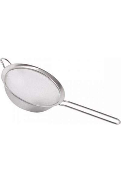 Kuzeyli Paslanmaz Çelik Un Eleği 18 Cm | Saplı Şeker Bakliyat Süzgeci Elek