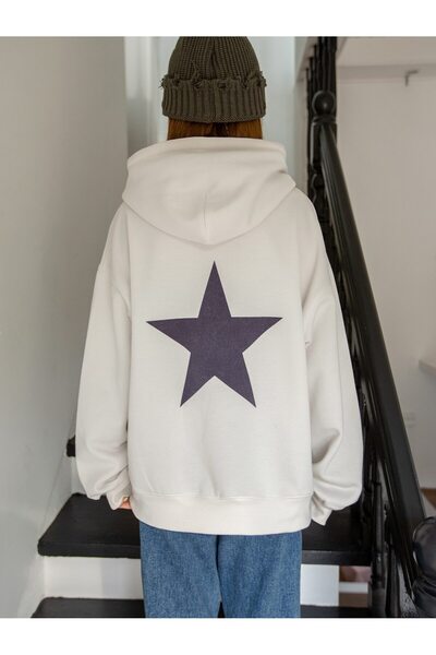 Flaubert -Women's Printed Aaa Sweatshirt, 3-Thread Quality Fabric, Oversized Cut