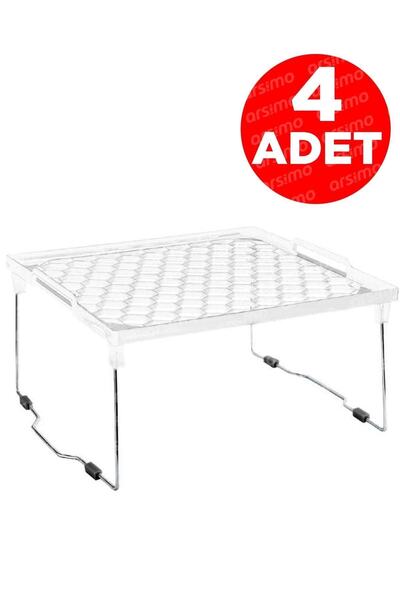 Kuzeyli (4 bucăți) Organizator de rafturi pătrate pentru blatul mesei de bucă...