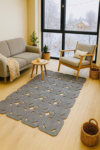 ModaCardin Jüt Kilim, Paspas, Mutfak Halısı, Banyo Paspası, Kilim, Halı, Otur...