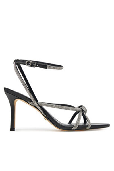 Guess Γυναικεία Σανδάλια Μαύρα FLJMRTELE03