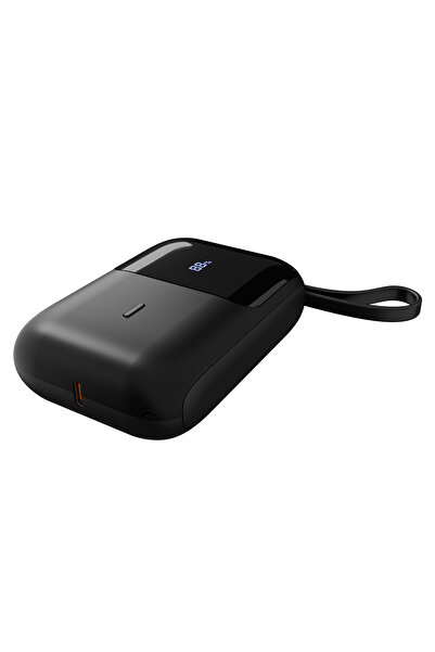 S-LINK P109M 10000mAh PD20W+QC18W+HSC22.5W Siyah LCD Taşınabilir Pil Şarj Cihazı Powerbank