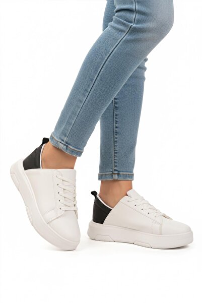 WALKWAY Oz-03 Z White-Black Women's Sneaker