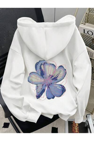 Flaubert -Women's Printed Aaa Sweatshirt, 3-Thread Quality Fabric, Oversized Cut