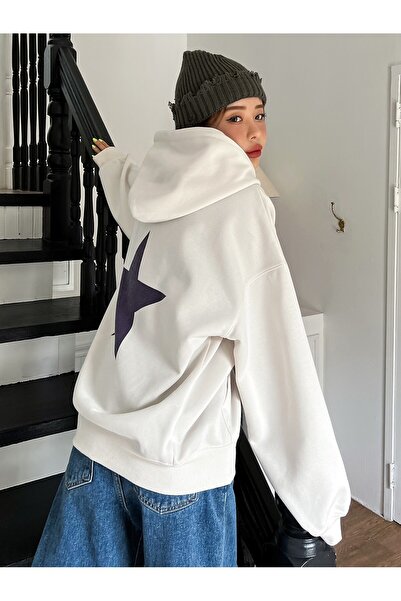 Flaubert -Women's Printed Aaa Sweatshirt, 3-Thread Quality Fabric, Oversized Cut