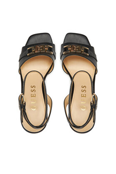 Guess Γυναικεία Σανδάλια Μαύρα FLJGRTLEA03