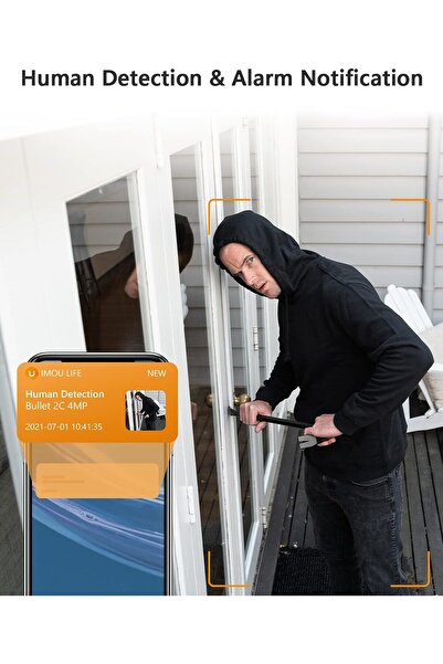 Imou IPC-F42P Security Camera, Indoor & Outdoor, 2560 x 1440 pixels, Wall/Poles