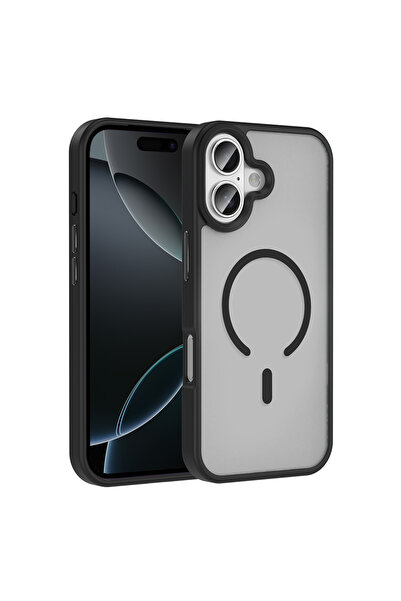 Nezih Case Apple İphone 17 Kılıf Kamera Çıkıntılı Magsafe Şarj Destekli Metal...