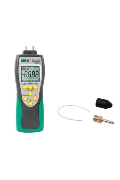 DUOYI DY27A Dijital Diferansiyel Basınç Ölçer Manometre Bar Hassasiyeti 0.001-Hava Basıncı Test Ciha