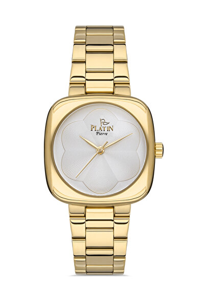 Platin Pierre ساعة يد نسائية مربعة الشكل HDS-PL-1103LA-B1