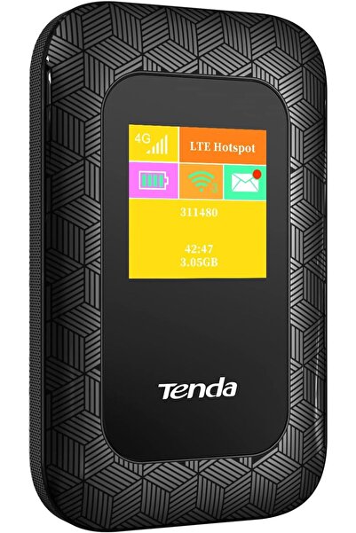 Tenda 4G Mobile Hotspot, 4G LTE Cat4 150Mbps MiFi Device, 4G Router, Support USB Interface Charging|