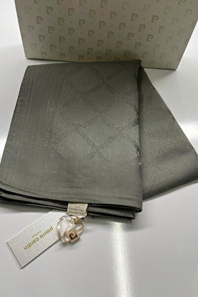 PİRAMİT Lyocell Monogram Shawl 1080800-974 Faded Khaki