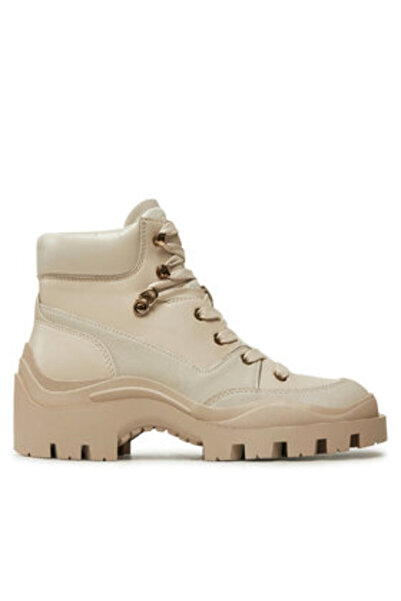 Guess Γυναικεία μπεζ μποτάκια μέχρι τον αστράγαλο FLFYIAELE10