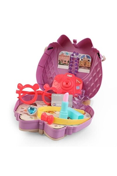 ANTBRO Set de joaca geanta valiza lila cu accesorii, 22 accesorii